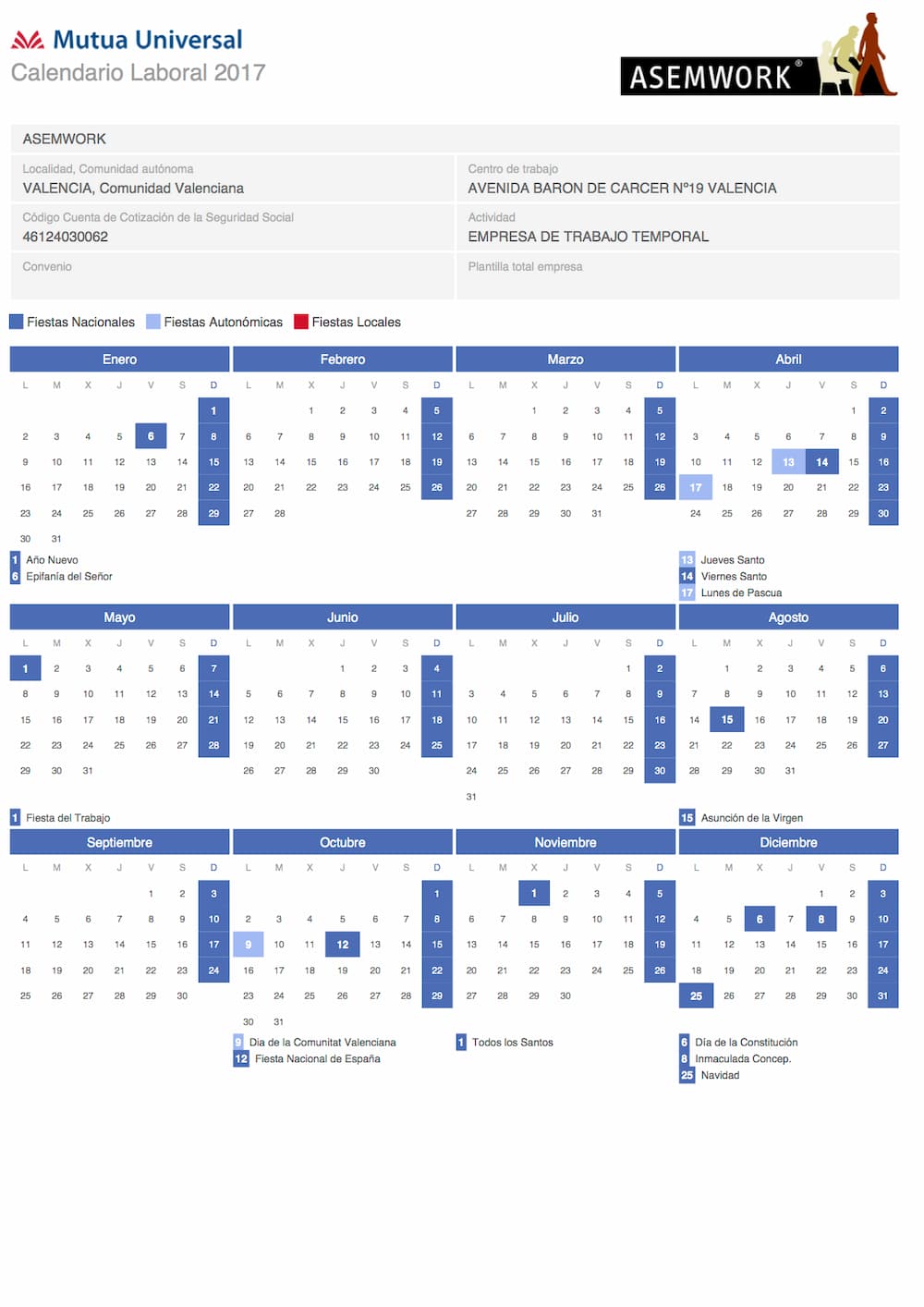 asemwork calendario
